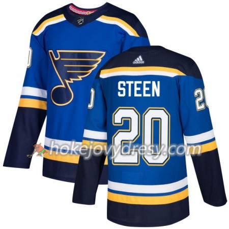 Pánské Hokejový Dres St. Louis Blues Alexander Steen 20 Adidas 2017-2018 Modrá Authentic